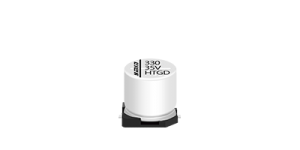7. SMD tipa vadošie polimēru hibrīda alumīnija elektrolītiskie kondensatori