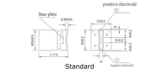 Polymer Hybrid Aluminum Electrolytic Capacitor VHX1