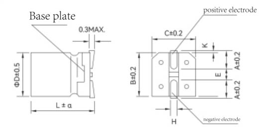 Solid Aluminium electrolytic capacitor VP101